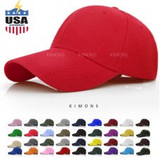 Loop Plain Baseball Cap Solid Color Blank Curved Visor Hat Adjustable Army Hombres  eb-55433494